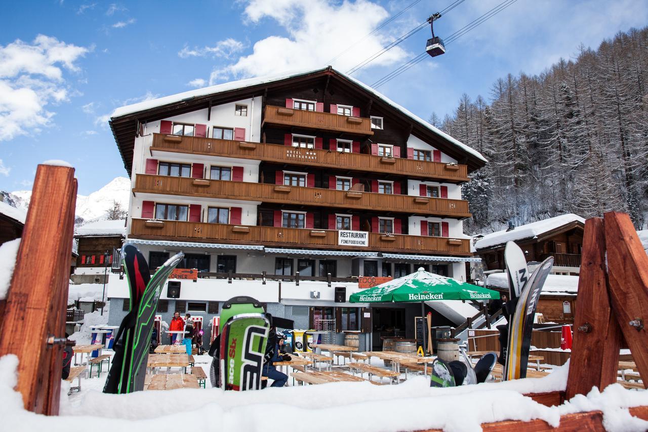 Hotel The Larix Ski-In Ski-Out Saas Fee Exteriör bild